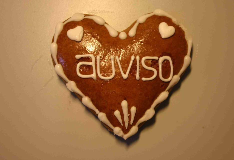 Lebkuchenherz mit eigenem Text - Gross